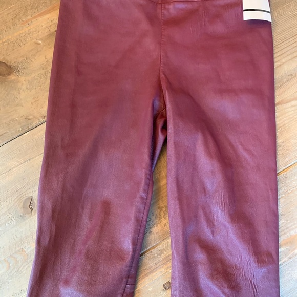 Vince Lamb leather Leggings zip ankles Medium - Picture 6 of 8